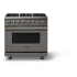 Viking 5 Series VDR53646BDGBBLP - 36"W. Dual Fuel Range; Six Burners