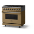 Viking 5 Series VDR53646BGHBBLP - 36"W. Dual Fuel Range; Six Burners