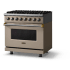 Viking 5 Series VDR53646BNABB - 36"W. Dual Fuel Range; Six Burners