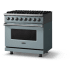 Viking 5 Series VDR53646BNS - 36"W. Dual Fuel Range; Six Burners