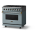 Viking 5 Series VDR53646BNSBBLP - 36"W. Dual Fuel Range; Six Burners