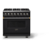 Viking 5 Series VDR53646BONBB - 36"W. Dual Fuel Range; Six Burners