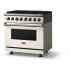 Viking 5 Series VDR53646BPWBB - 36"W. Dual Fuel Range; Six Burners