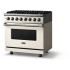 Viking 5 Series VDR53646BPWLP - 36"W. Dual Fuel Range; Six Burners