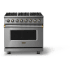 Viking 5 Series VDR53646BSSBBLP - 36"W. Dual Fuel Range; Six Burners