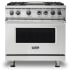 Viking 5 Series VDR5364GSSLP - 5 Series 36" Dual Fuel Range in Front View