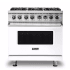 Viking 5 Series VDR5366BWH - White Front View