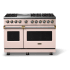 Viking 5 Series VDR54846GBHBB - 48"W. Dual Fuel Range; Six Burners with Griddle