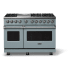 Viking 5 Series VDR54846GNSLP - 48"W. Dual Fuel Range; Six Burners with Griddle