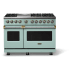 Viking 5 Series VDR54846GSPBB - 48"W. Dual Fuel Range; Six Burners with Griddle