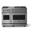 Viking 5 Series VDR54846GSS - 48"W. Dual Fuel Range; Six Burners with Griddle
