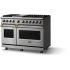 Viking 5 Series VDR54846GSSBBLP - 48"W. Dual Fuel Range; Six Burners with Griddle