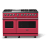 Viking 5 Series VDR54846GVALP - 48"W. Dual Fuel Range; Six Burners with Griddle