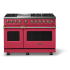 Viking 5 Series VDR54846GVABB - 48"W. Dual Fuel Range; Six Burners with Griddle