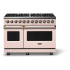 Viking 5 Series VDR54848BBHBBLP - 48"W. Dual Fuel Range; Eight Burners