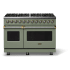 Viking 5 Series VDR54848BEUBBLP - 48"W. Dual Fuel Range; Eight Burners