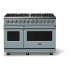 Viking 5 Series VDR54848BNSLP - 48"W. Dual Fuel Range; Eight Burners