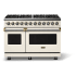 Viking 5 Series VDR54848BPWBBLP - 48"W. Dual Fuel Range; Eight Burners
