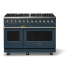 Viking 5 Series VDR54848BSQBB - 48"W. Dual Fuel Range; Eight Burners