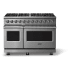 Viking 5 Series VDR54848BSS - 48"W. Dual Fuel Range; Eight Burners