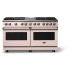 Viking 5 Series VDR56046GQBHBBLP - 60"W. Dual Fuel Range; Six Burners with Griddle and Grill