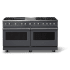 Viking 5 Series VDR56046GQCSLP - 60"W. Dual Fuel Range; Six Burners with Griddle and Grill