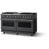 Viking 5 Series VDR56046GQCSBBLP - 60"W. Dual Fuel Range; Six Burners with Griddle and Grill