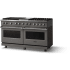 Viking 5 Series VDR56046GQDGLP - 60"W. Dual Fuel Range; Six Burners with Griddle and Grill