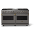 Viking 5 Series VDR56046GQDGBBLP - 60"W. Dual Fuel Range; Six Burners with Griddle and Grill