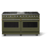 Viking 5 Series VDR56046GQMABB - 60"W. Dual Fuel Range; Six Burners with Griddle and Grill