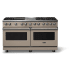 Viking 5 Series VDR56046GQNALP - 60"W. Dual Fuel Range; Six Burners with Griddle and Grill
