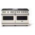 Viking 5 Series VDR56046GQPWLP - 60"W. Dual Fuel Range; Six Burners with Griddle and Grill