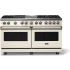 Viking 5 Series VDR56046GQPWBB - 60"W. Dual Fuel Range; Six Burners with Griddle and Grill