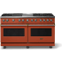 Viking 5 Series VDR56046GQSCBB - 60"W. Dual Fuel Range; Six Burners with Griddle and Grill