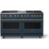 Viking 5 Series VDR56046GQSQBBLP - 60"W. Dual Fuel Range; Six Burners with Griddle and Grill