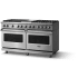 Viking 5 Series VDR56046GQSS - 60"W. Dual Fuel Range; Six Burners with Griddle and Grill