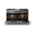 Viking 5 Series VDR56046GQSSBB - 60"W. Dual Fuel Range; Six Burners with Griddle and Grill