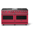Viking 5 Series VDR56046GQVALP - 60"W. Dual Fuel Range; Six Burners with Griddle and Grill