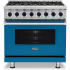 Viking VDR73626BABLP - 7 Series 36 Inch Freestanding Dual Fuel Range