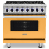 Viking 7 Series VDR73626BDALP - 36 Inch Pro-Style Dual-Fuel Range with 6 Viking Elevation™ Sealed Burners