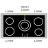 Verona VEFSEE365DW - Cooktop Layout