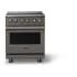 Viking 5 Series VER53044BDGBB - 30"W. Electric Range; Four Burners