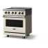 Viking 5 Series VER53044BPWBB - 30"W. Electric Range; Four Burners