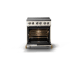 Viking 5 Series VER53044BPWBB - 30"W. Electric Range; Four Burners
