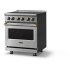 Viking 5 Series VER53044BSSBB - 30"W. Electric Range; Four Burners