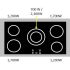 Verona Classic Series VCLFSEE365DSS - Cooktop Specifications
