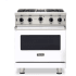 Viking 5 Series VGIC53024BWH - 30 Inch Open Burner Gas Range