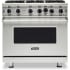 Viking 5 Series VGIC53626BWH - 36 Inch Open Burner Gas Range