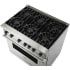 Viking 5 Series VGIC53626BSS - 36 Inch Open Burner Gas Range