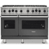 Viking 5 Series VGIC54828BDGLP - 48 Inch Freestanding Gas Range with 8 Open Burners in Front View